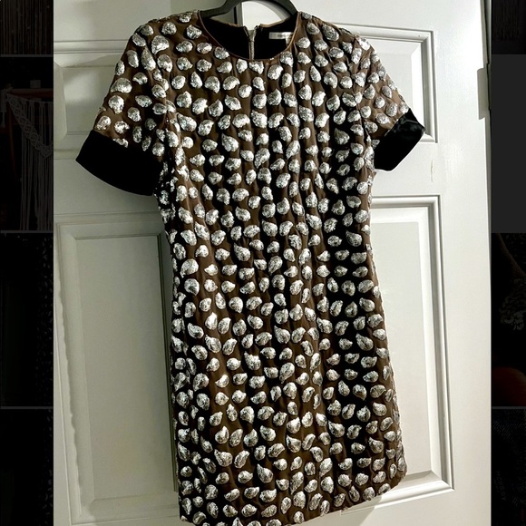 DVF Cindy sparkle shift dress - Picture 2 of 5